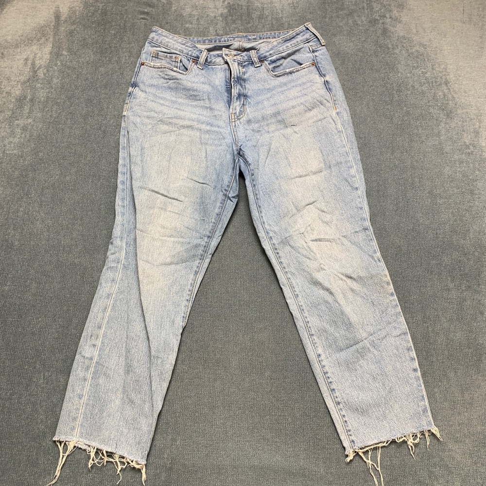 Old Navy OG Straight Jeans Womens 8 Blue Denim High Rise Secret Smooth Pockets